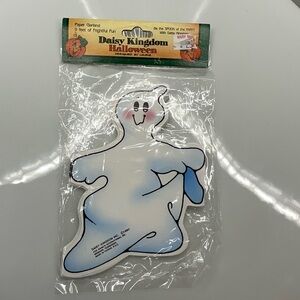 Vintage Daisy Kingdom Halloween Ghost 9’ Paper Garland 1990 NWT